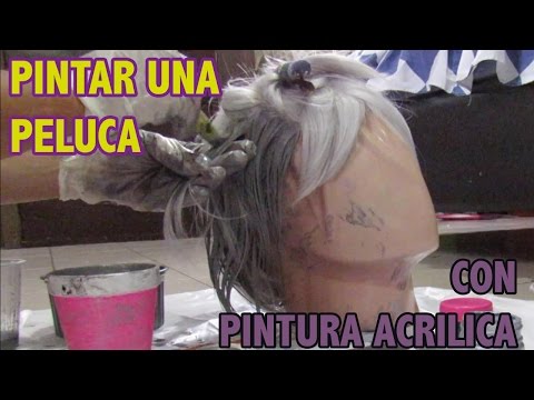 Video: Cómo teñir una peluca con pintura acrílica (con imágenes)