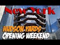 Hudson Yards Opening Weekend - "The Vessel" & "The Shops" Mall, New York City