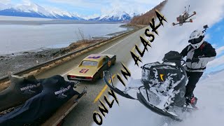 CRAG-MACHINES: Alaskan Snowmachine highlights #alaska  #fpv  #drone