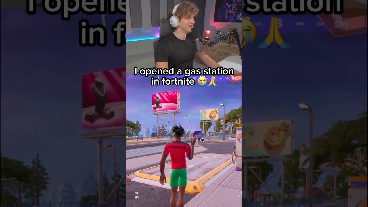 I OPENED A GAS STATION IN FORTNITE.. 😭💔