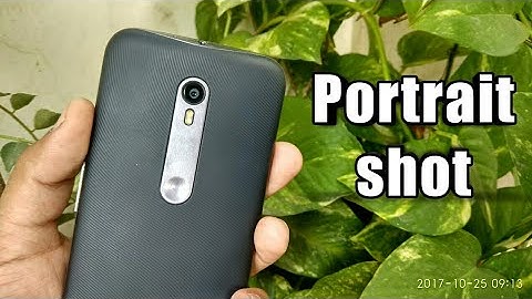 Portrait shots on single camera Smartphone ✓