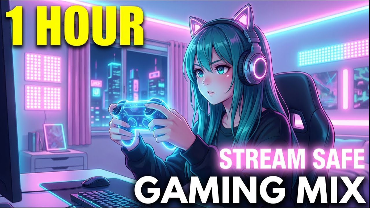 1 Hour High Energy Kawaii Future Bass Mix 2026 💖 | Stream Safe Gaming Music (かわいいアニメ音楽)