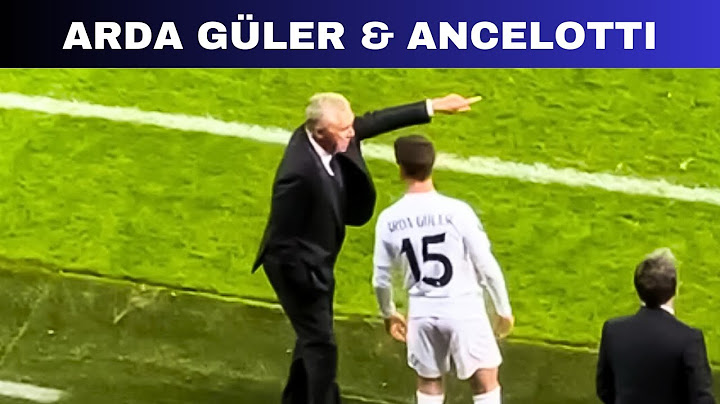 What happened between Arda Güler and Carlo Ancelotti