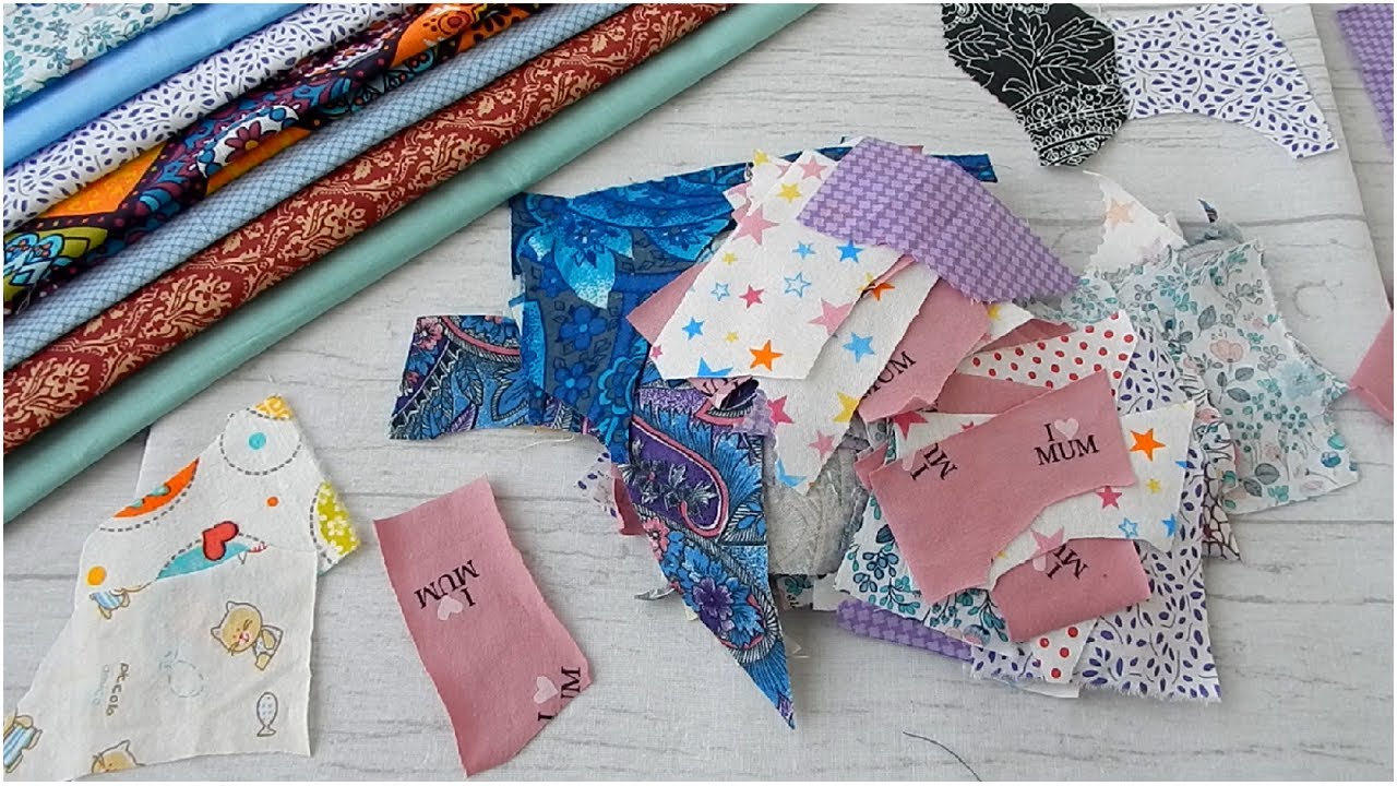 Многие выбрасывают, а я шью шедевры из  мелких лоскутов. Техника