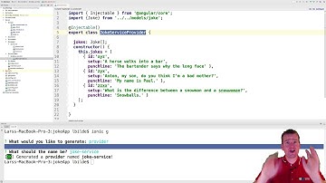 Ionic Mobile Apps | S2P7 | Adding a List of Jokes in the joke service