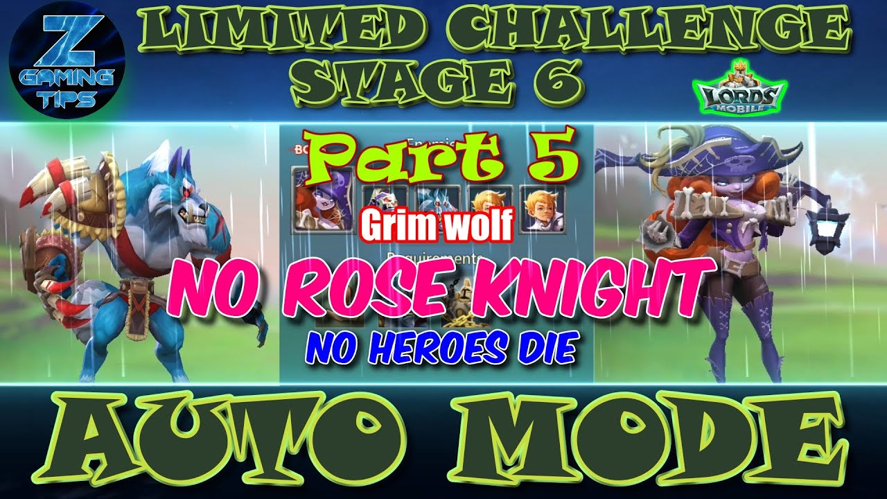 Grim Wolf Limited Challenge, этап 6 | Bloodlust, этап 6 — 2 полностью автоматические команды | A ...