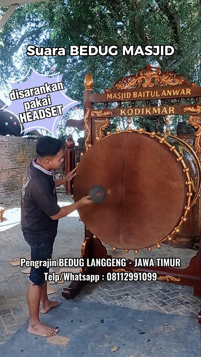 Tabuh Suara Bedug Masjid