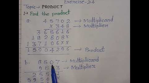 Class -5th, subject - math ,chapter 2- Operation of Large number,  Exercise 2.4 ,