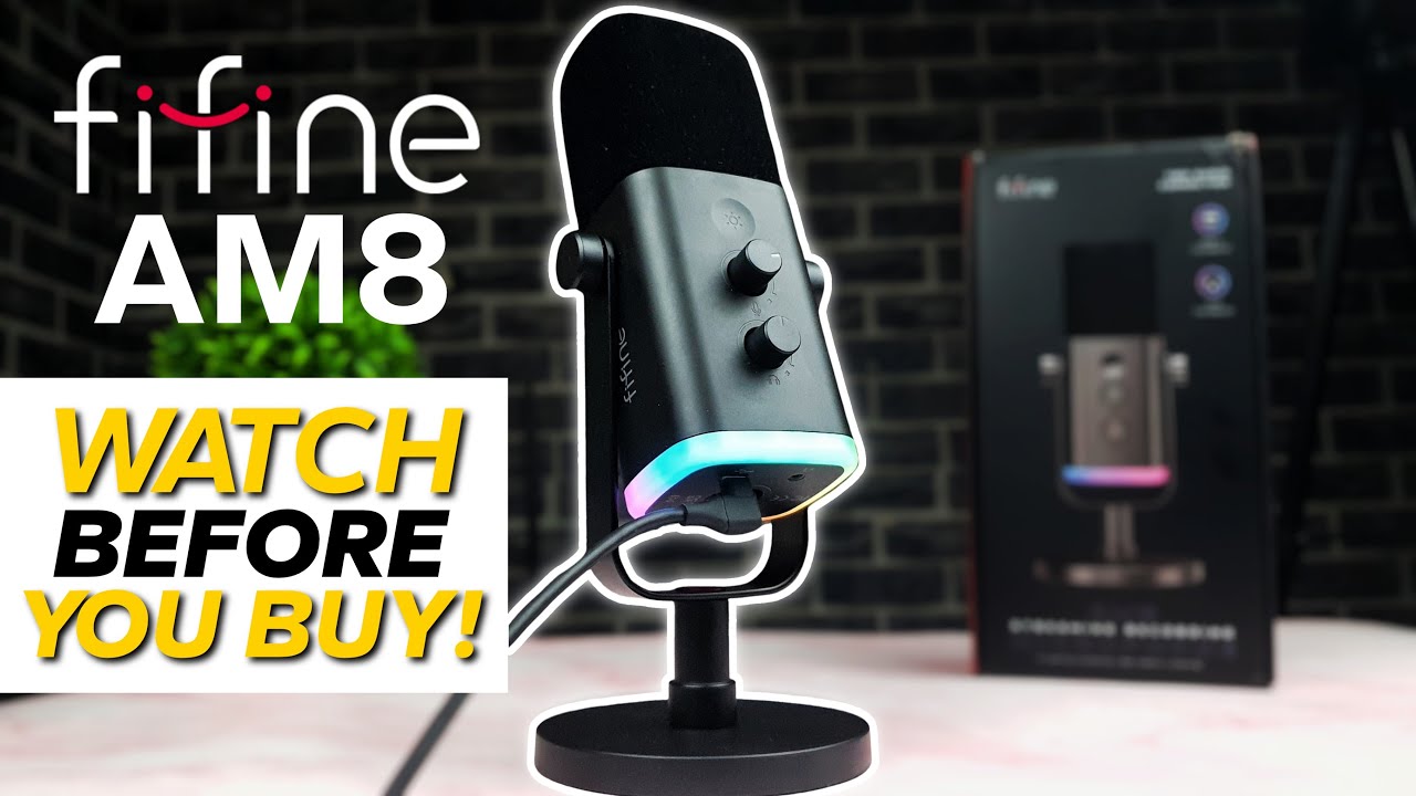 FIFINE AmpliGame AM8 USB/XLR Microphone Review - FOR CONTENT CREATORS!🔥🔥  