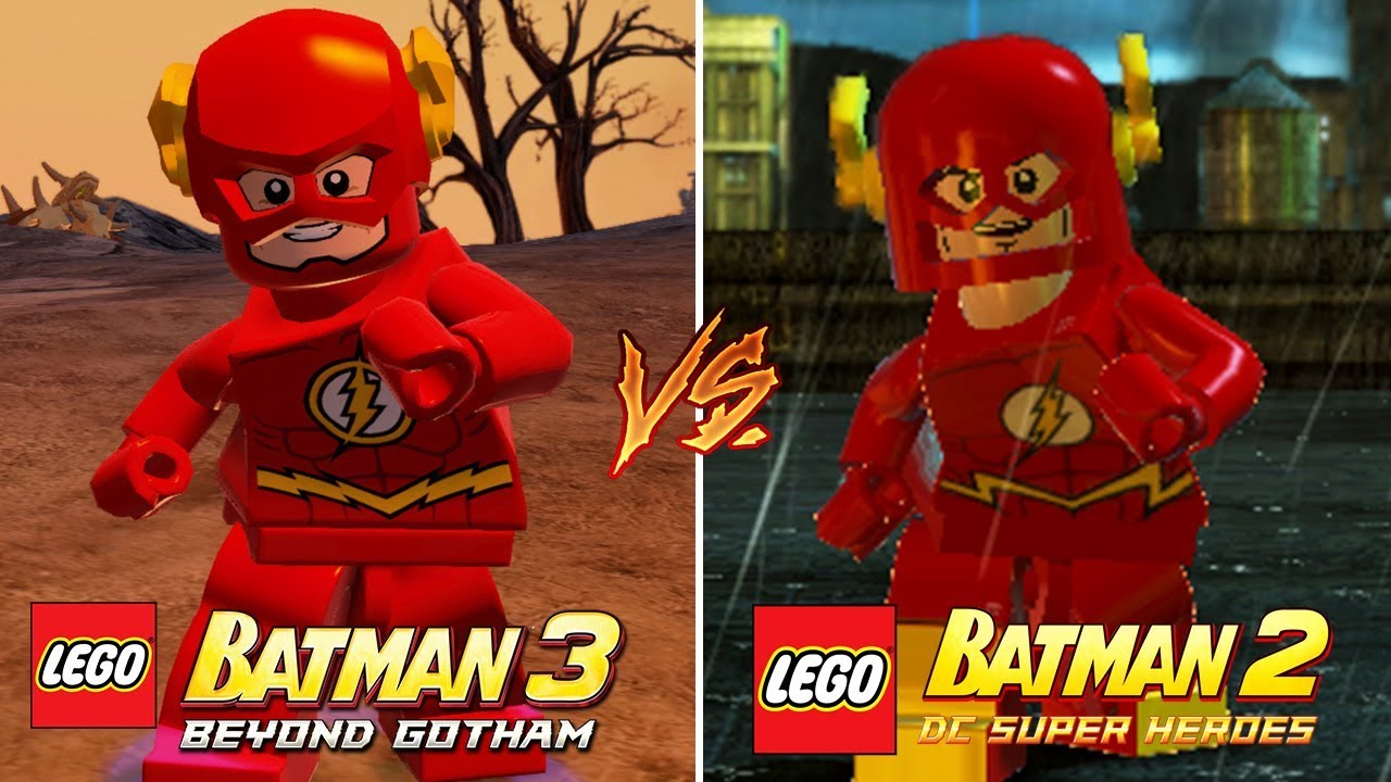 Automático Resolver varonil LEGO Batman 3 vs LEGO Batman 2: DC Super Heroes Characters (Side by Side  Comparison) Part 1 - YouTube