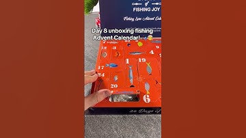 Day 8 unboxing fishing Advent Calendar! 🎣🎅#adventcalendar #fish