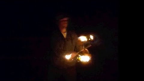 Fire Devil Sticks: Fire Sticks Tricks for Moderate Level Spinners