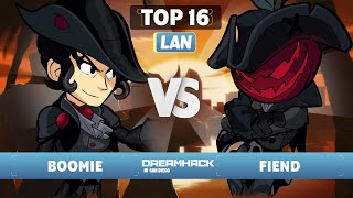 Boomie vs Fiend - Top 16 - Dreamhack San Diego 2023 - LAN 1v1