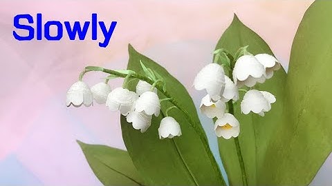 ABC TV | How To Make Lily Of The Valley Flower (Slowly)| Paper Quilling - Craft Tutorial