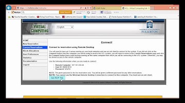 Logging into SPSS Remotely using Virtual Computer Lab