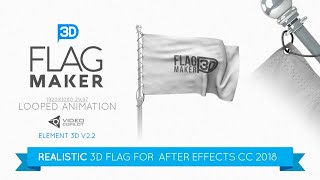 Element 3D Flag After Effects Templates