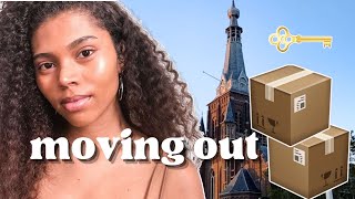 College Move Out Vlog 2021 | Pack With Me, Leaving Tilburg & Empty Room Tour