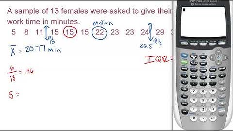AP Statistics: Topic 1.7 Summary Statistics Example