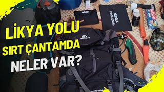 Likya yolu sırt çantamda neler var-ÇANTAMIN ŞAŞIRTICI AĞIRLIĞI🤔