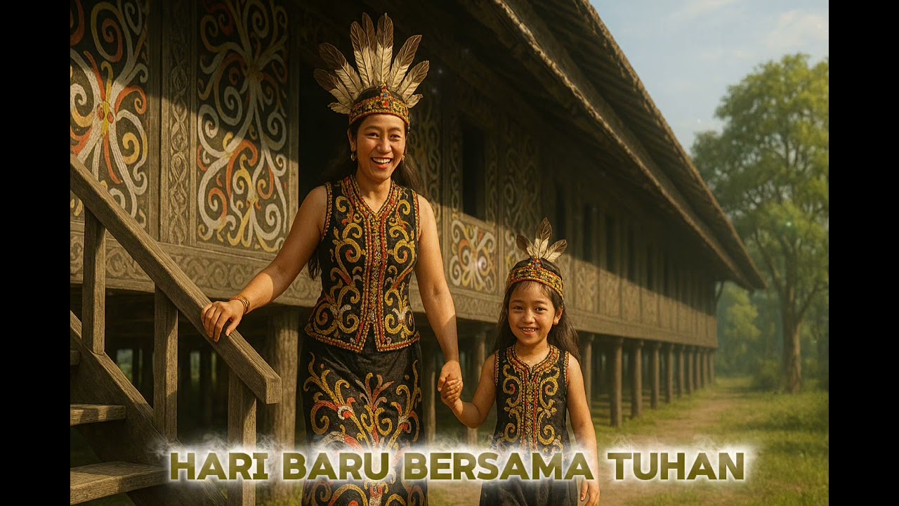 LAGU ROHANI KRISTEN NUANSA DAYAK | Hari Baru Bersama Tuhan