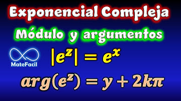 Módulo y argumentos de la Función Exponencial | Variable Compleja