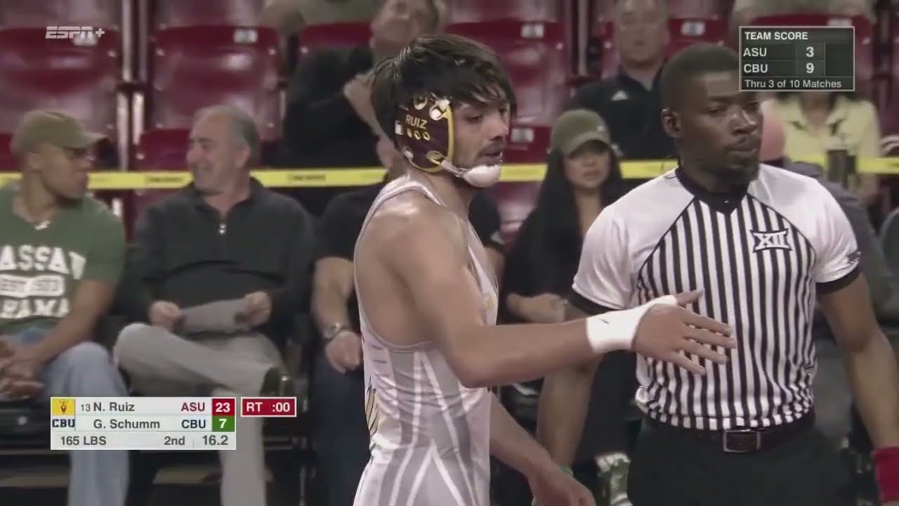 Nicco Ruiz vs. Gabe Schumm (165lbs) FULL MATCH | 2025-26 Big 12 Wrestling