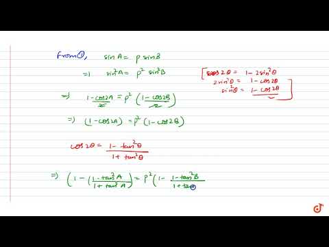If `sinA/sinB=p`and `cosA/cosB=q` then find the value of tanA and tan B
