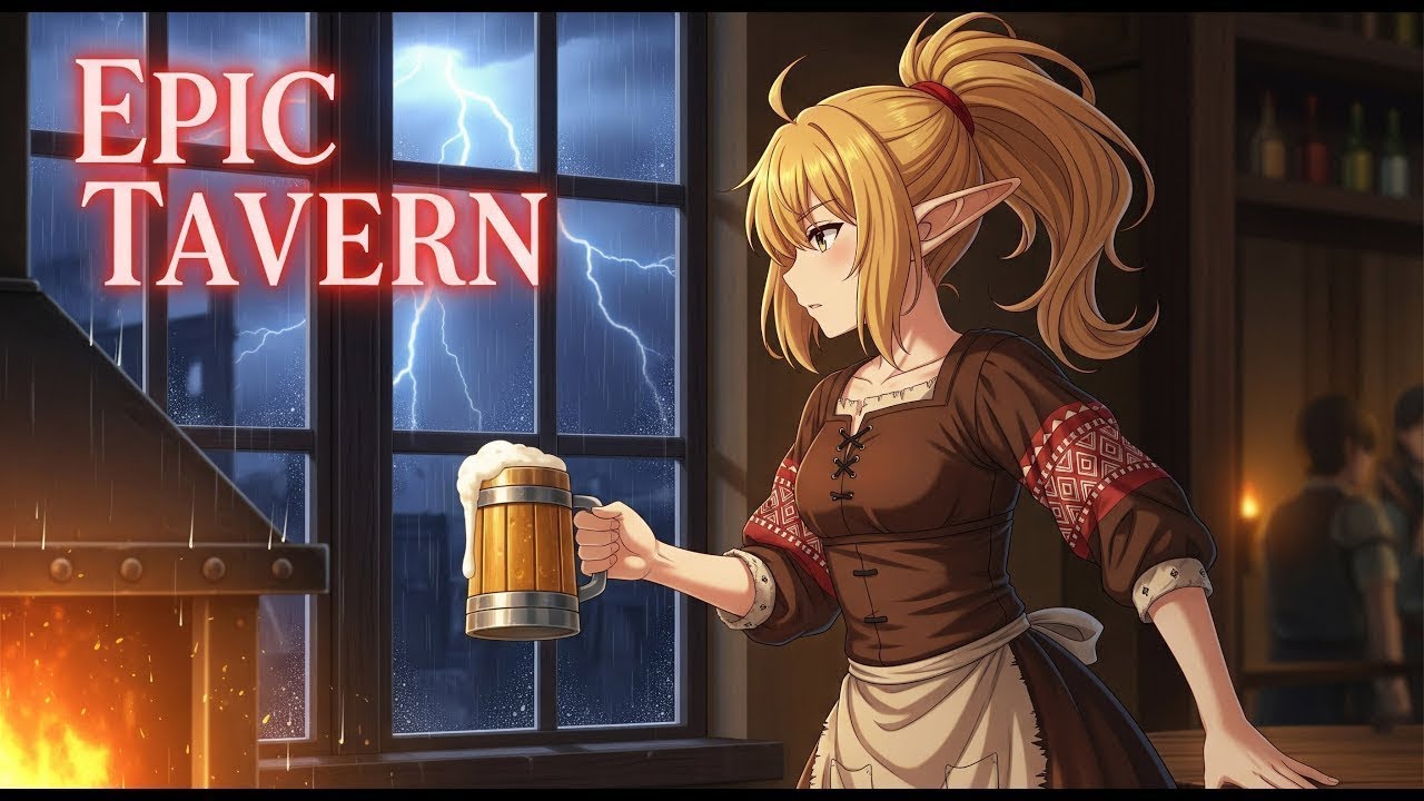 Ancient Tavern Ambience - Peaceful Celtic Music for Focus, Sleep, and Calm Mind