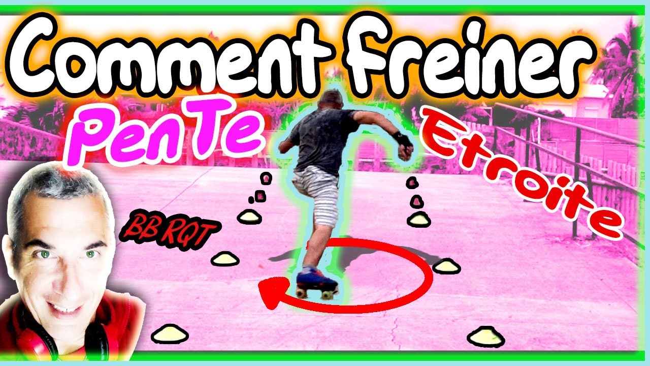 COMMENT FREINER DANS UNE PENTE EN ROLLER QUAD TRES FACILEMENT