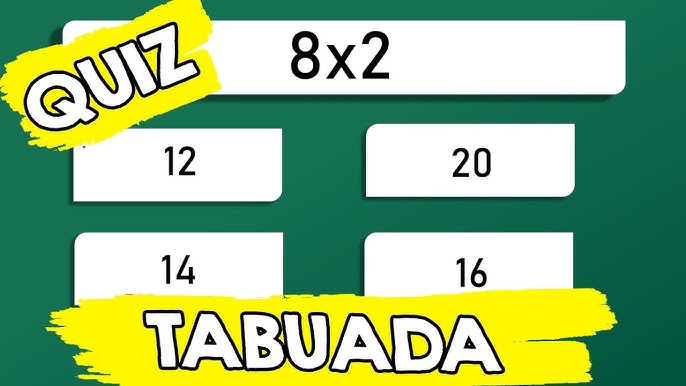 QUIZ de MATEMÁTICA :: Quantas você acerta? :: Treine sua Memória com 20  Continhas de Matemática! 