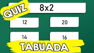 QUIZ DA TABUADA - Vamos Treinar a tabuada com essas 15 multiplicações screenshot 1