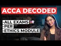 ACCA Levels, Practical Experience Requirement, And Ethics Module Explained | Avishi Khatri