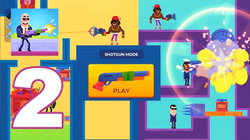 HitMasters - Gameplay Walkthrough Part 2 - Shotgun 18 - 25 LVL (Android Games)