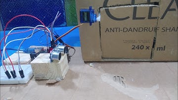  smart car garage with Arduino and an Ultrasonic sensor