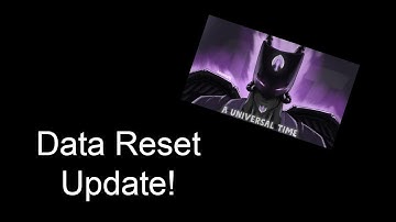 Data Reset Update!