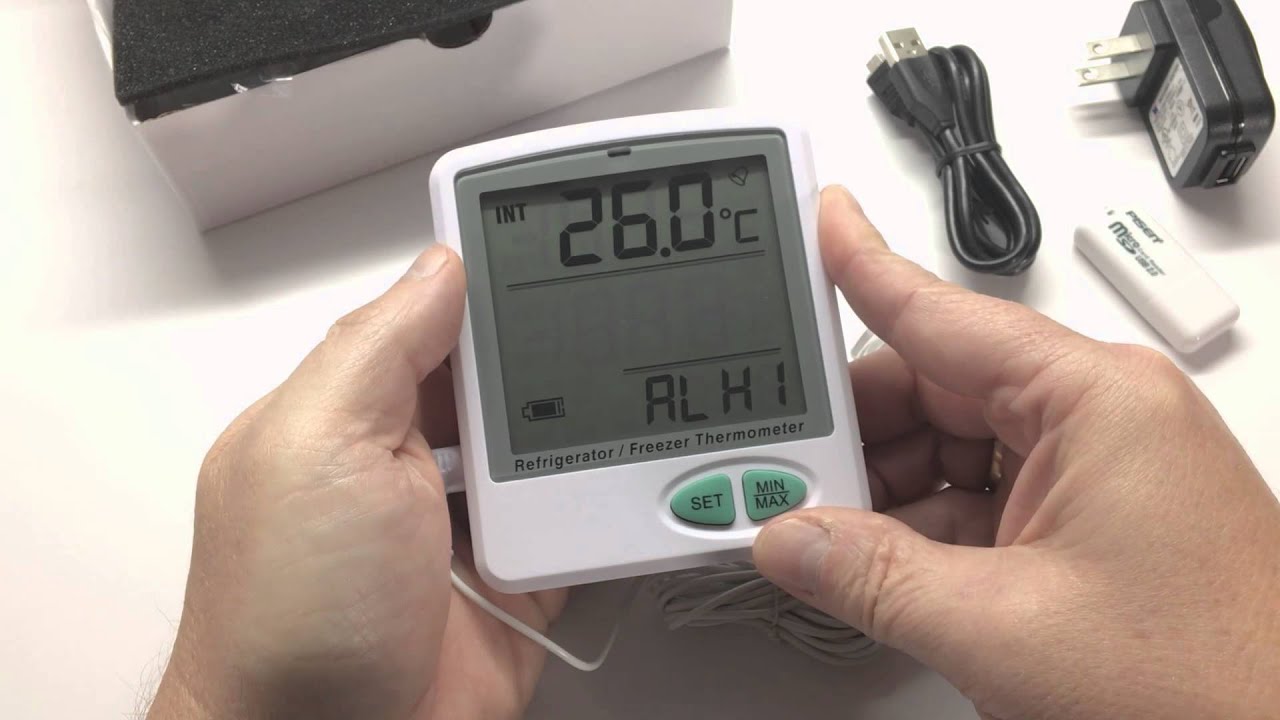 Ambient/Room Large Digit Triple/Temp Display Digital Thermometer 30ml  Glycol - Thermco Products