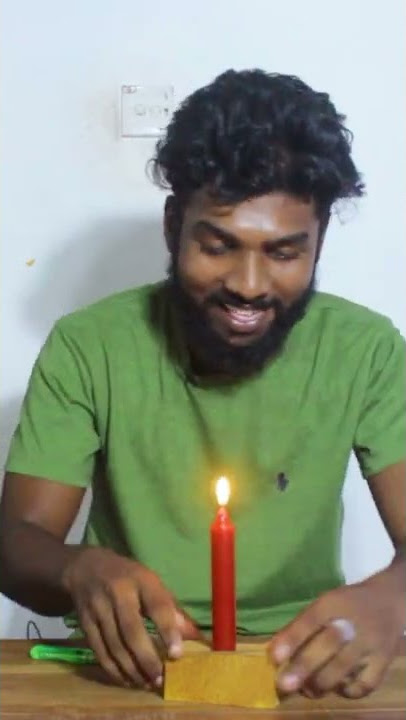 Magic Candle 🤔🔥  #Shorts