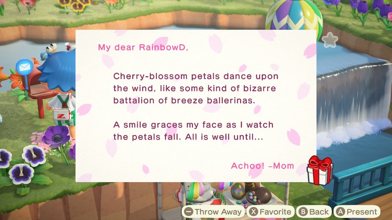 A Gift From Mom For Cherry Blossom Season — ACNH Shorts YouTube