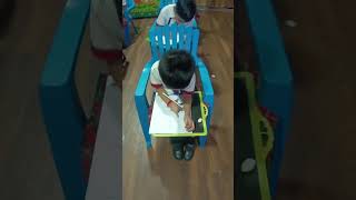 Kids Writing Telugu Exam Rise Play School Kakinada | Telugu Writing Practice | Preschool Learning