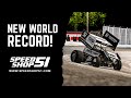 TILLEY TAKES HOME ANOTHER WORLD RECORD! (360 Sprintcar @ Volusia) // Speedshop51.com