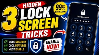 3 Hidden Lock Screen Tricks You Must Enable Now! 🔒 Android Secret Settings