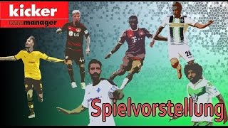 Kicker.de Managerspiel - Spielvorstellung/Tutorial screenshot 1