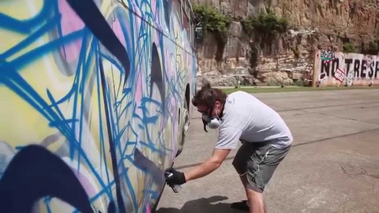 THE IRONLAK BUS - Cockatoo Island 2011. Sofles, Shem, Dmote, Reals, Roach, Marsh.