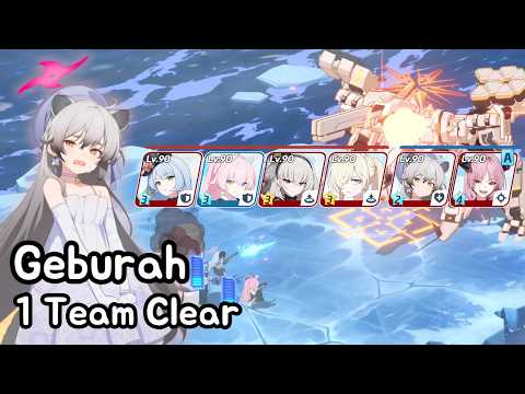 [Blue Archive] Allied Operation D: Steel Continent - Geburah - 1 Team Clear