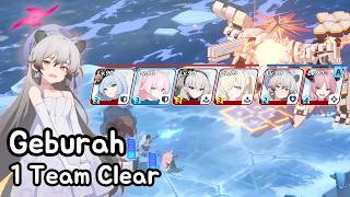 [Blue Archive] Allied Operation D: Steel Continent - Geburah - 1 Team Clear