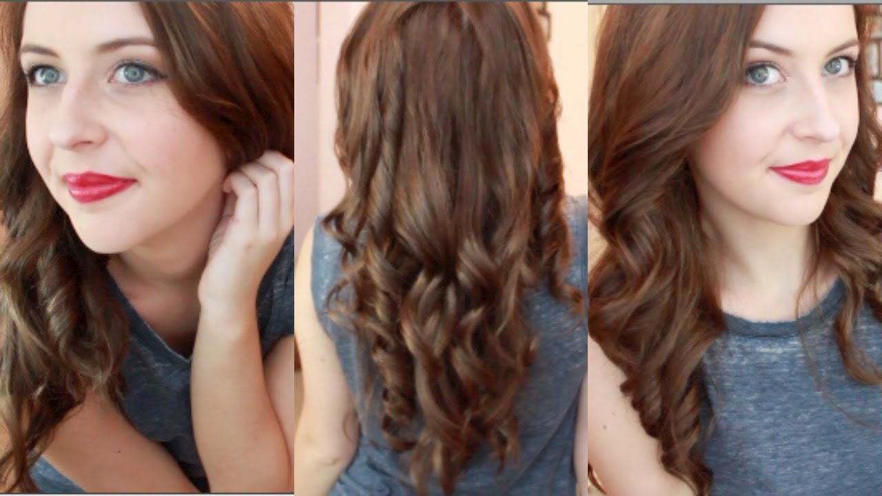 How To Curl Your Hair With A Straightener ...