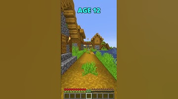 HOW TO ESCAPE TRAPS AT DIFFERENT AGES🤯IN MINECRAFT🤔(WITH INSANE )😍 #shorts #minecraft