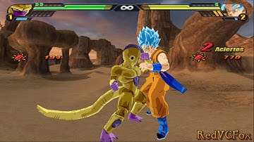 SSB Goku VS Golden Frieza - DBZ: Tenkaichi 4 (MOD)