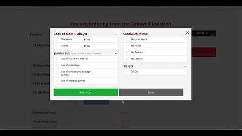 Update Modifiers to make them Required - Smart Online Order