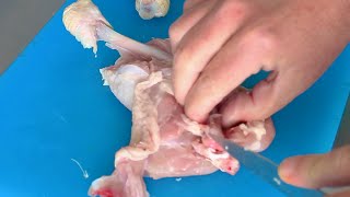 How to Debone a Chicken Leg